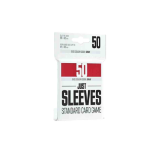JUST SLEEVES: Standard Card Game Rot 50 Stück