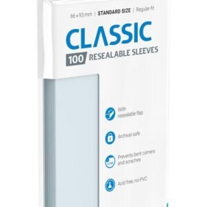 Ultimate Guard: Classic Sleeves wiederverschliessbar Standardgrösse Transparent (100)